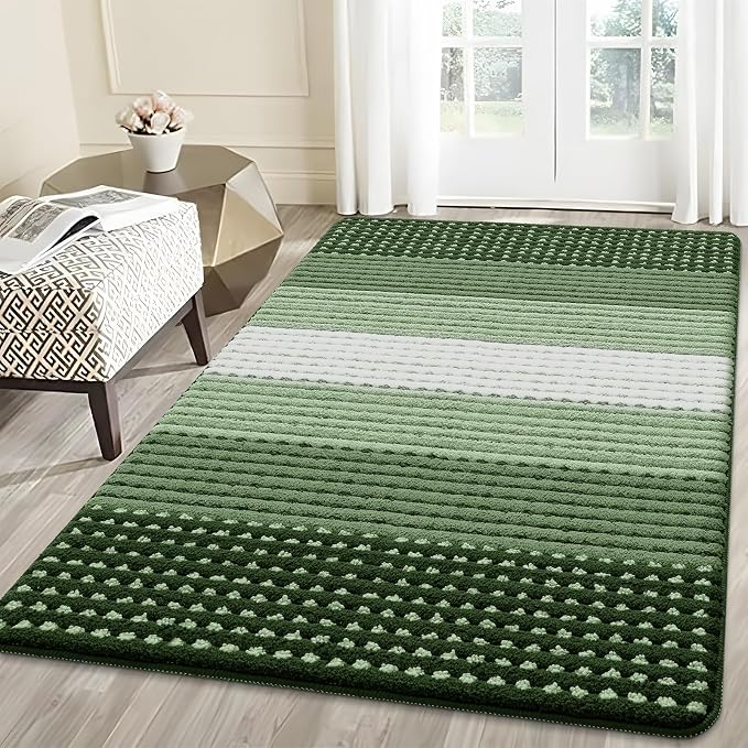 Kitinjoy Indoor Outdoor Door Mat, 59x36 Non-Slip Absorbent Dirt Trapper by Kitinjoy