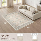Vintage Living Room Area Rug 5x7 - Image 2