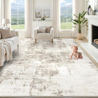 XLUEZ 8x10 Area Rugs for Living Room, Washable Modern Abstract Large Area Rug by XLUEZ