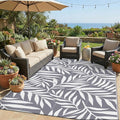 Smiry Outdoor Rug 5x8 ft, Waterproof Reversible Plastic Straw Rugs, Outdoor by Smiry