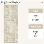 Soalmost Runner Rug 2x5 Washable Non-Slip Kitchen Runner Rugs - Image 5