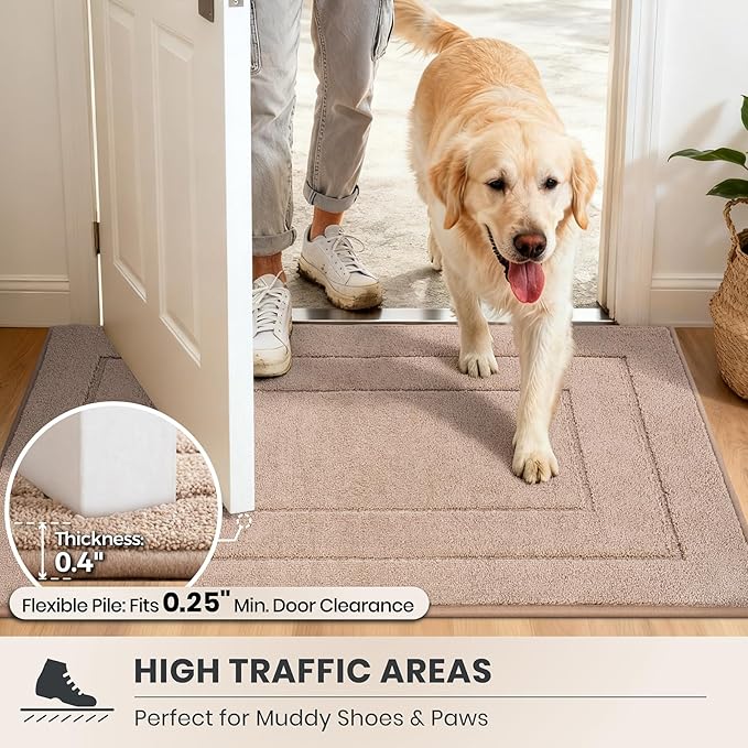 PURRUGS Dirt Trapping Door Mat 24" x 59", Non-Slip/Skid Machine Washable - Image 6
