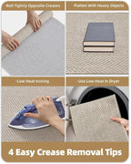Color&Geometry Ultra Thin Indoor Door Mat 24"x36", Machine Washable Front Door - Image 5