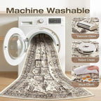 Washable 6x9 Area Rug for Living Room - Image 2