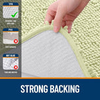 OLANLY Toilet Rugs U-Shaped 20x20, Extra Soft Absorbent Chenille Contour - Image 6