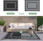 GENIMO Outdoor Rug 9' x 12' Waterproof - Image 4