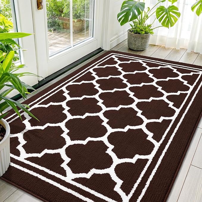 Buganda Indoor Door Mat, Dirt-Resistant and Absorbent Doormat, Low Profile by Buganda