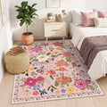 Latte&Fog Pink 4x6 Washable Rug by LatteFog