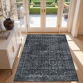Rugxara 3x5 Rug for Entryway Bedroom, Vintage Retro Boho Throw Rug, Non Slip & by Rugxara