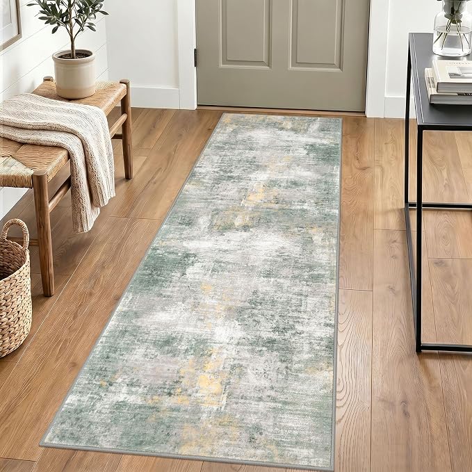 IOHOUZE Abstract Runner Rug 2x6 Ft Washable Runners by iOhouze
