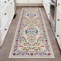 HEBE Washable Hallway Runner Rug 2'x 6' Non Slip Kitchen Rugs Runner, Low Pile by HEBE