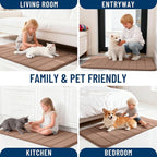 OLANLY Memory Foam Bath Mat 32x20, Super Soft Absorbent Bathroom Rugs, Quick Dry - Image 9