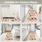 Runner Rug 2x6 Blush Beige, Kitchen Rug Non Slip Washable Rugs - Image 7