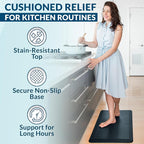 ComfiLife Anti Fatigue Floor Mat – 3/4 Inch Thick Kitchen Mats - Image 6