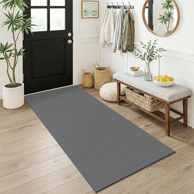 KOZYFLY 3x6 Washable Runner Rug, Non Slip Wide Runners by KOZYFLY