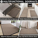 Door Mat 24x72 Dirt Resistant and Absorbent, Non-Slip Rubber Backing Floor Mats - Image 8