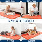OLANLY Memory Foam Long Bathroom Rugs Runner 47x24, Super Soft Absorbent Bath - Image 9