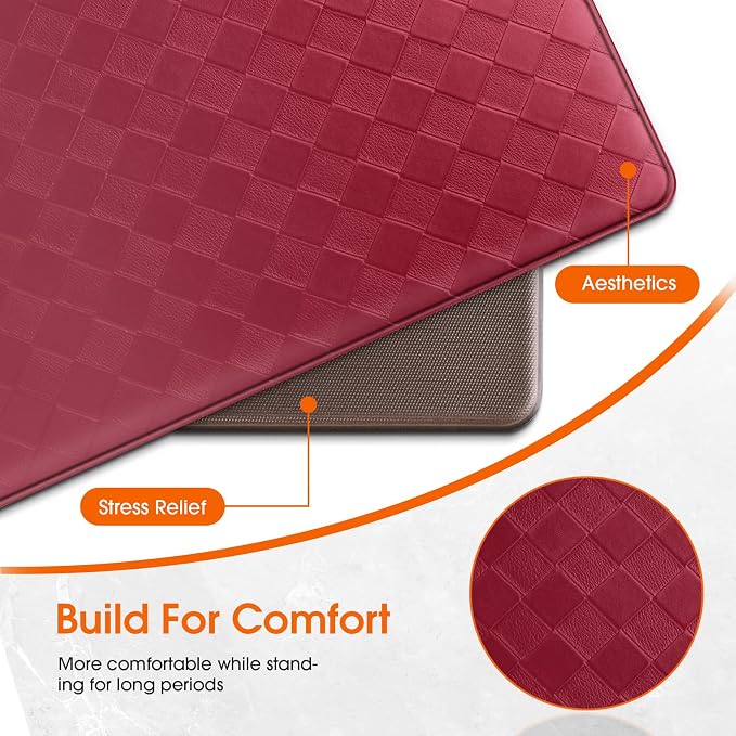 TranquilRelax Kitchen Mats, Cushioned Anti Fatigue Kitchen Mats - Image 6
