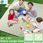 ZAZE Extra Large Picnic Outdoor Blanket, Camping Grass Lawn Park Accessories - Image 2