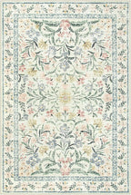 Wonnitar Washable 6x9 Area Rugs, Soft Floral Rug - Image 8