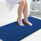 OLANLY Bathroom Runner Rugs 47x24, Soft Absorbent Chenille Bath Rugs, Rubber by OLANLY