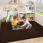 Amearea Modern Area Rugs for Bedroom Living Room, 4x6 Feet Brown Thickened - Image 4