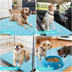 OLANLY Dog Door Mat for Muddy Paws 40x32, Paw Print Design, Absorbs Moisture - Image 7