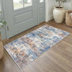 IOHOUZE Abstract Runner Rug 2x4 Ft Entryway Rugs Washable Door Mat Indoor by iOhouze