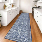 KILOCOCO Runner for Hallway 3x16 Runner Rug Printed Vintage Floral Washable Rug - Image 3