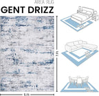Area Rug Living Room Rugs: 5x7 Large Soft Indoor Carpet Modern Abstract Rug - Image 2