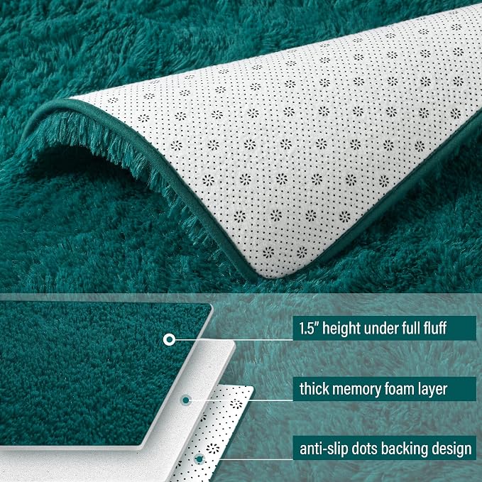 BENRON Soft Runner Rugs for Bedroom 2x6, Washable Long Runners for Hallway - Image 6