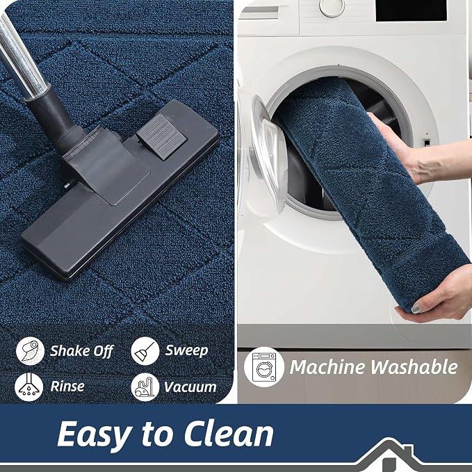 BEQHAUSE Dirt Trapper Door Mat 32" x 72", Doormat Non-Slip Entryway Rugs - Image 6