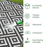 GENIMO 5'x8' Outdoor Rug Waterproof, Reversible Mats, Outdoor Area Rug - Image 5