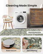 AMADA HOMEFURNISHING 6x9 Area Rugs, Vintage Rugs - Image 5