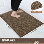 BEQHAUSE Kitchen Rugs 24"x36", Non-Slip Kitchen Mats - Image 2