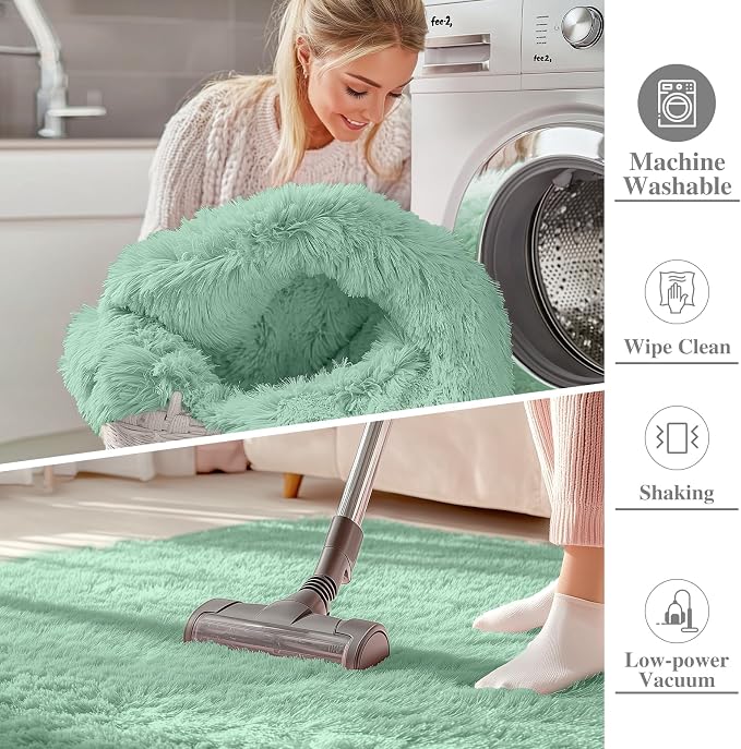 OLANLY 8x10 Machine Washable Large Area Rugs - Image 2