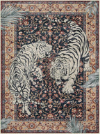 Moynesa Tiger Washable Area Rug, 9x12 Living Room Rug, Vintage Non Slip Large - Image 3