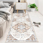 HEBE Hallway Runner Rug 2'x6' Washable Vintage Distressed Area Rugs Non Slip - Image 7