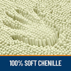 OLANLY Large Bathroom Rugs 70x46, Extra Soft Absorbent Chenille Bath Rugs - Image 3