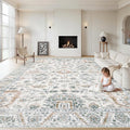 XLUEZ Area Rug 10x12 Living Room Rugs, Machine Washable Vintage Distressed Boho by XLUEZ