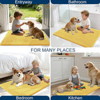 OLANLY Dog Door Mat for Muddy Paws 24x16, Ultra Absorbent Chenille Mud Doormat - Image 8