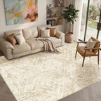 BESTSWEETIE Area Rug 8x10 Rug Machine Washable Non-Slip Low Pile Print Pattern - Image 5