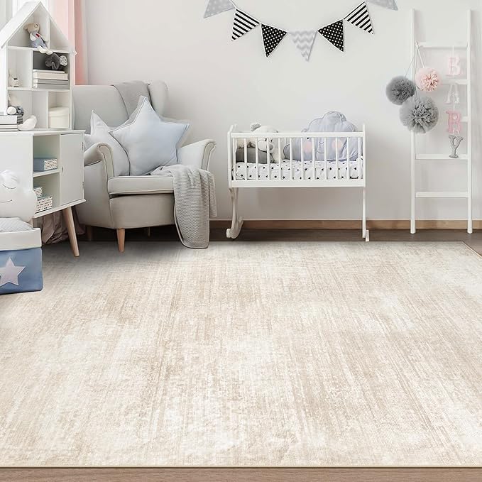 pmtsns Area Rugs 6x9 for Living Room: Washable Rug Modern Abstract Neutral Soft - Image 6