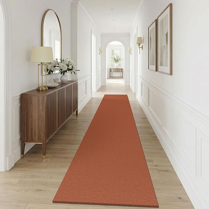 KOZYFLY Orange 2.5'x12' Runners Rugs - Image 8