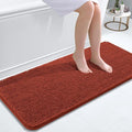 OLANLY Bathroom Runner Rugs 47x20, Soft Absorbent Chenille Bath Rugs, Rubber by OLANLY