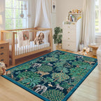 GarveeHome Jungle Animal Print Rug 3x5 Washable Area Rugs - Image 3