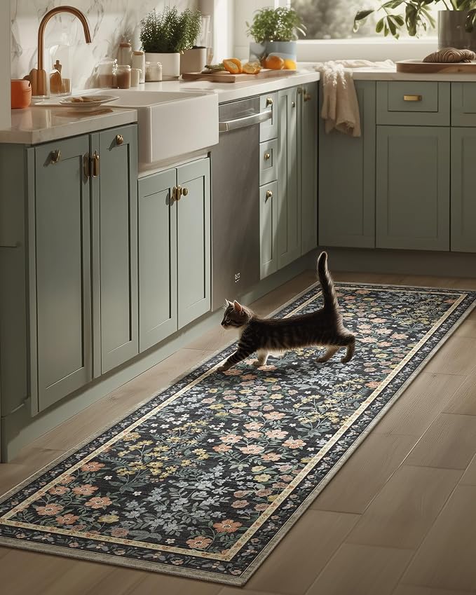 Washable Kitchen Rug Runners for Hallways: 2'x6' Entryway Rug by palohom