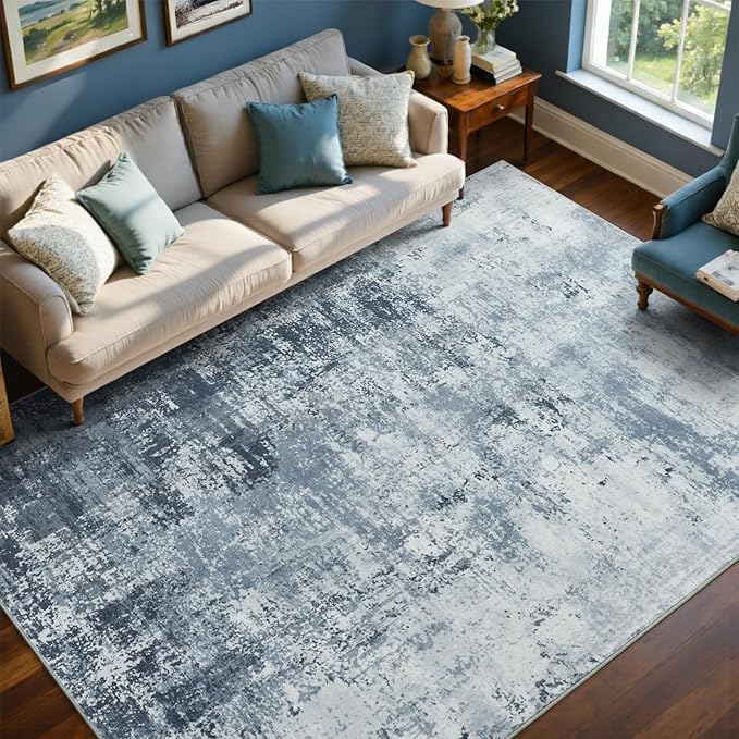6x9 Ft Large Area Rugs for Living Room, Soft Non-Slip Washable Rugs Modern by Cuzwlovita