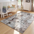 Rugcomf Modern Abstract 5'x7' Area Rugs - Image 4