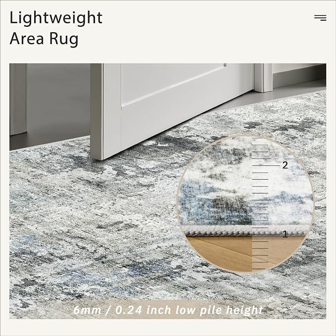 Soalmost 6x9 Abstract Area Rugs - Image 7